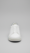White minimalist casual sneakers