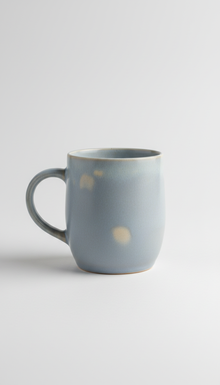 Matte textured ceramic coffee mug